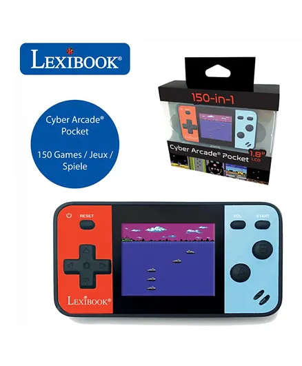 Lexibook Compact Cyber Arcade Portable Console - 150 Games