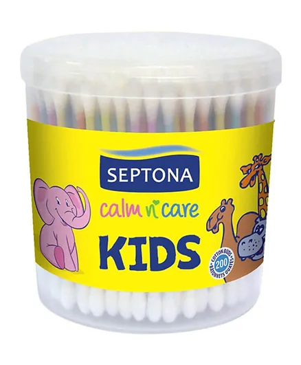 Septona Cotton Buds Drum Kids - 200 Buds