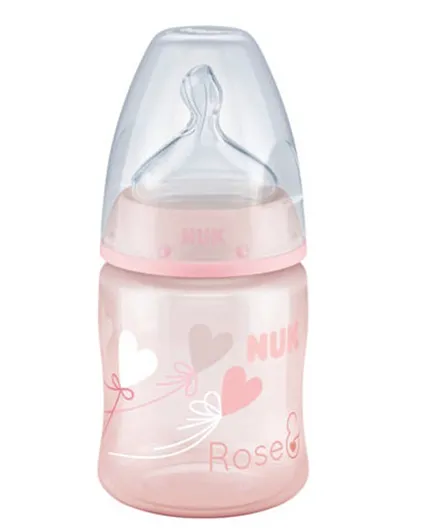 NUK First Choice   Baby Feeding Bottle With Teat Pink Assorted - 150mL