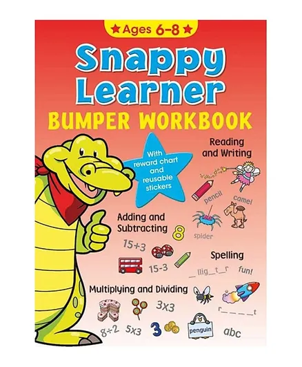 Alligator Books Snappy Learner Bumper Workbook - 126 Pages
