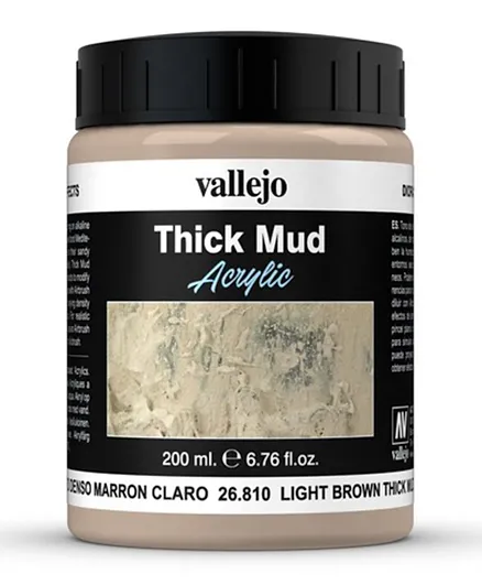 Vallejo Thick Mud 26.810 Light Brown - 200ml