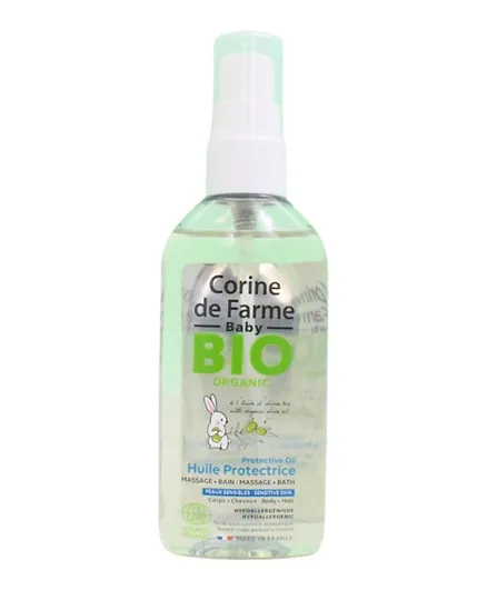 Corine De Farme Baby Bio Organic Unscented Protective Hair & Body Oil - 100mL