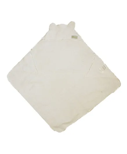 Woombie Organic Cuddle Towel - White