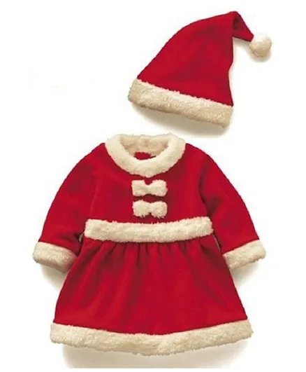 Brain Giggles Kids Santa Claus Costume (X-Large) - Red/White