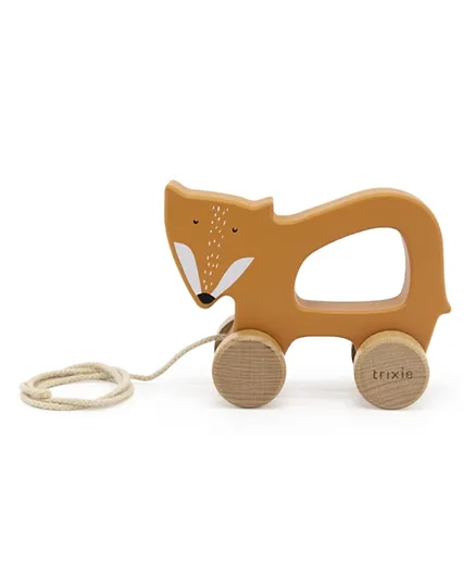 Trixie Wooden Pull Along Toy - Mr. Fox