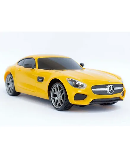 Maisto Die Cast Radio Controlled 1:24 Scale MotoSounds Mercedes AMG GT - Yellow