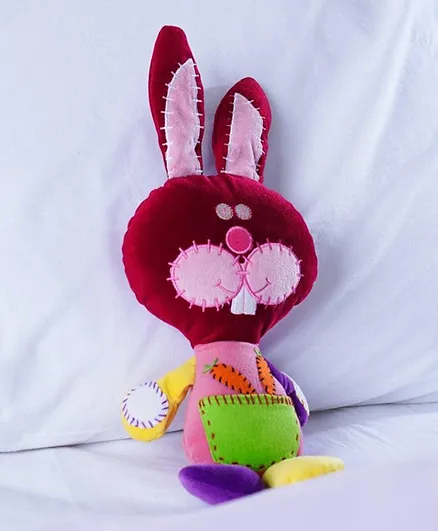 Pan Emirates Crazy Rabbit Soft Toy Red - 45 cm