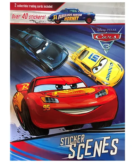 Disney Pixar Cars 3 Sticker Scenes - English