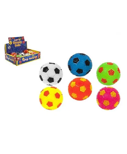 PMS Spikey Football With Light Pack of 1 - Assorted Colors