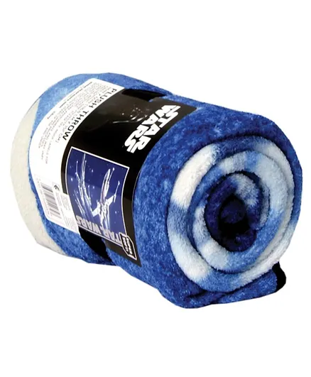 Star Wars Lucas Blanket for Kids - Blue
