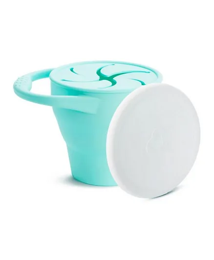 Munchkin C’est Silicone Snack Catcher With Lid - Mint