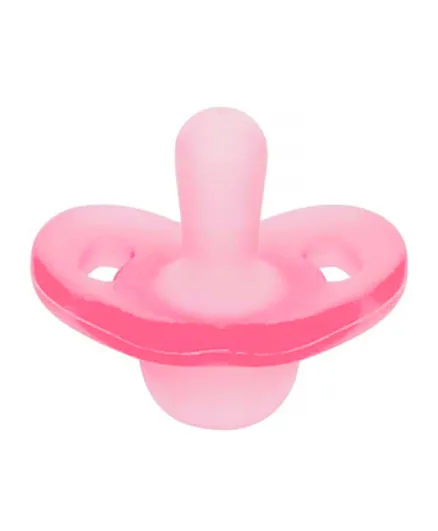 Wee Baby Full Silicone Soother - Pink