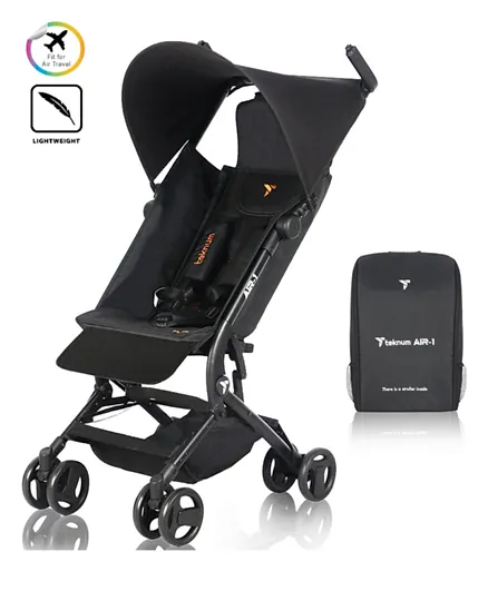 Teknum AIR 1 Travel Stroller With Carry Backpack - Black