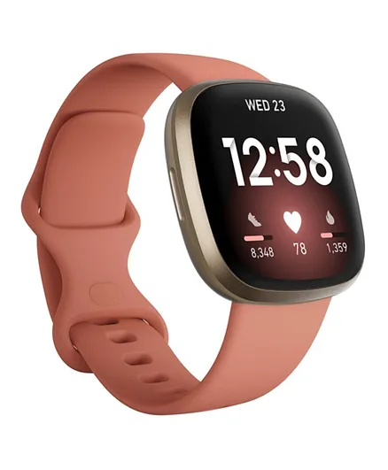 Fitbit Versa 3 Smart Watch - Pink Clay