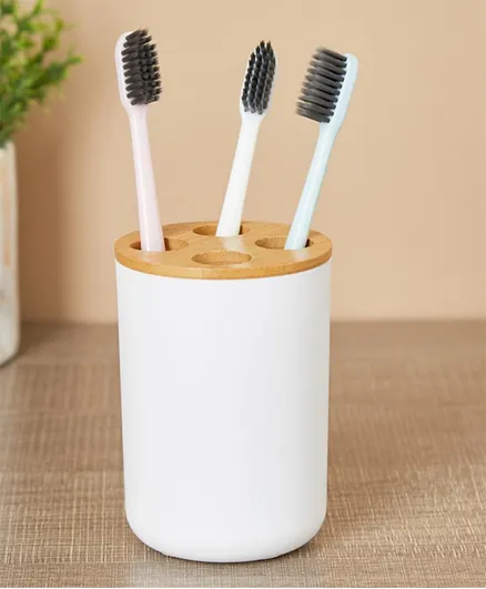 HomeBox Hugo Toothbrush Holder - White