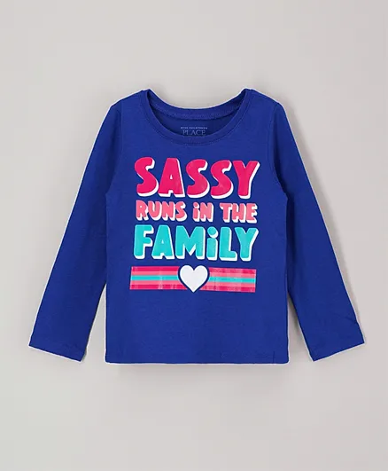The Children's Place Sassy Graphic Tee - Blue