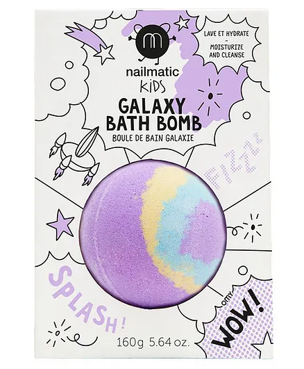 Nailmatic Kids Bath Ball - Purple Yellow Blue