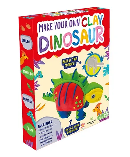 Make Your Own Clay Dinosaur - English