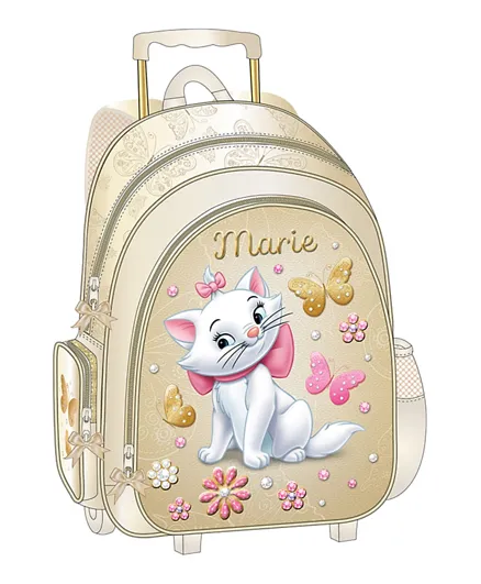 Disney Marie Trolley Backpack Golden Beige - 40.6 cm