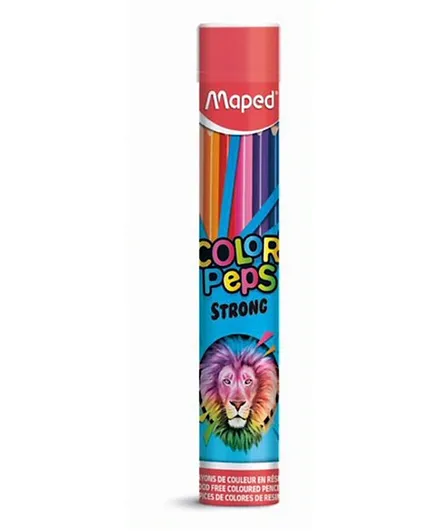 Maped Color Pencils Strong Cylinder - Pack Of 12