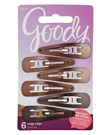 Goody Classics Contour Clips - Pack of 6