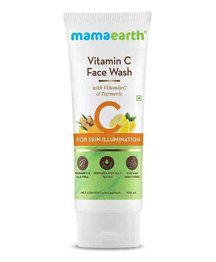 Mamaearth Vitamin C Face Wash - 100mL