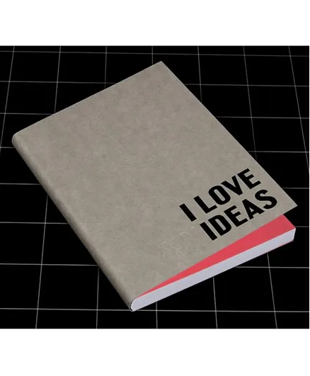Happily Ever Paper Fill I Love Ideas Notebook Grey - 224 Pages