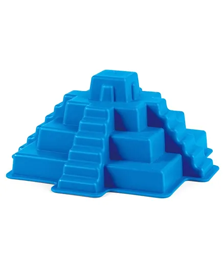 Hape Mayan Pyramid Sand Mould Beach Toy - Blue