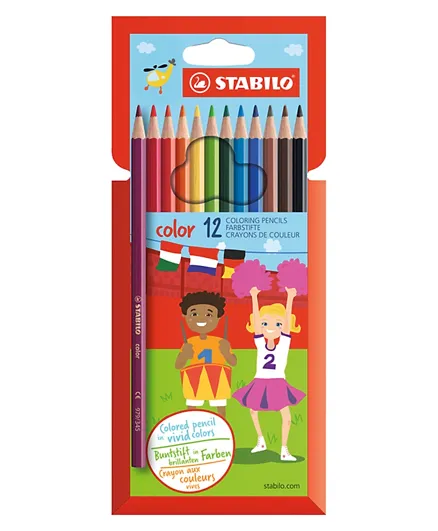 Stabilo Colouring Pencil Color Pack of 12- Assorted Colours