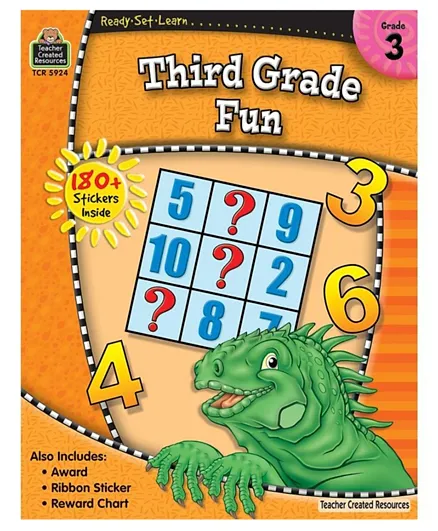 Teacher Created Resource Grade 3 Ready Set Learn Third Grade Fun - 64 Pages