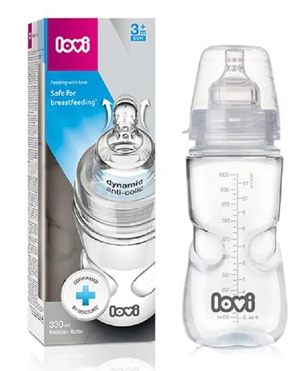 Lovi Medical+ Bottle With Dynamic Teat - 330ml