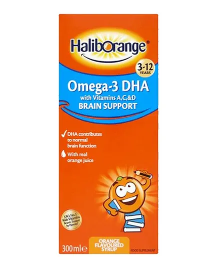 Haliborange Omega-3 DHA Brain Support Syrup - 300mL