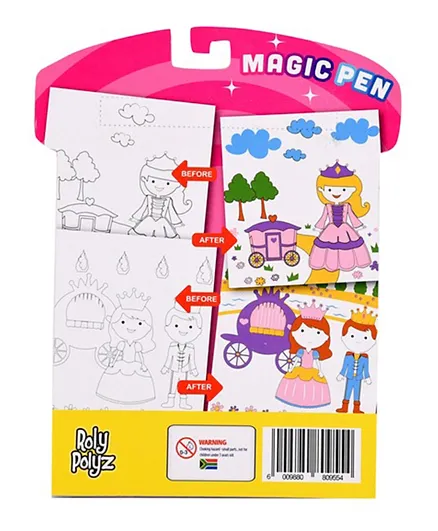 Roly Polyz Magic Princess Drawing Book And Pen
