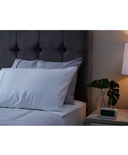 PAN Home Luxury Living Pillow Case Set White - 2 Pieces
