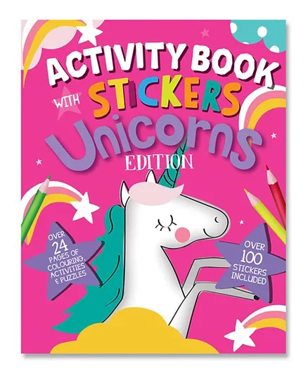 Eurowrap Unicorn Activity Book - English