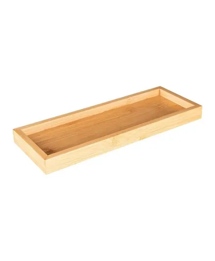 Little Storage Bamboo Rectangle Tray - Natural