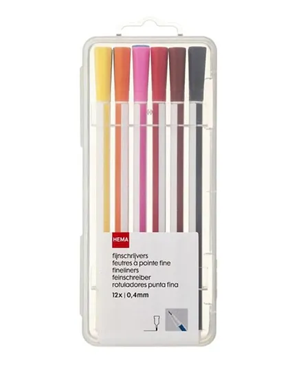 مجموعة أقلام ملونة VA   12 قلم