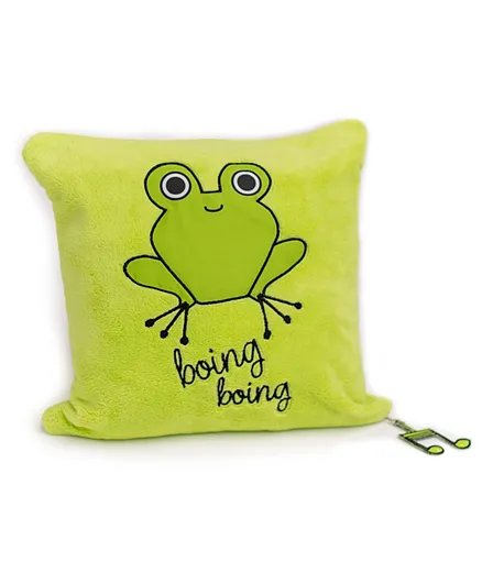 Milk&Moo Cacha Frog Baby Pillow - Green