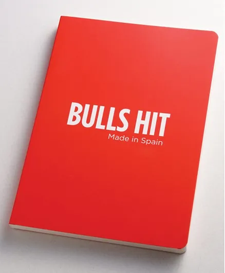 Happily Ever Paper Repunation Bulls Hit Notebook Red - 224 Pages