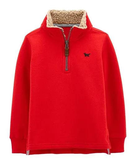 Carter's Cat Sweater - Red