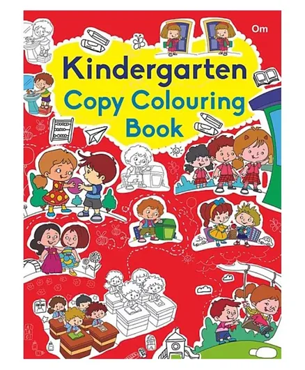 Kindergarten Copy Coloring Book - 16 Pages