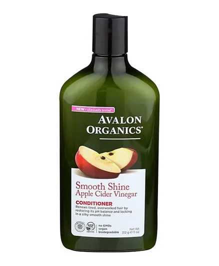 AVALON Organics Smooth Shine Apple Cider Vinegar Conditioner - 325mL