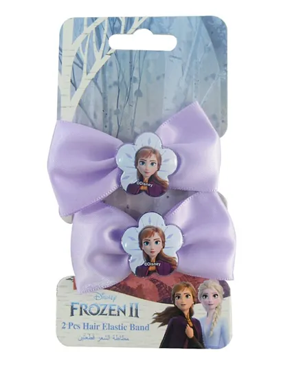Disney Frozen 2 Hair Elastics Purple - Pack of 2