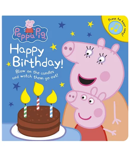 Peppa Pig: Happy Birthday! Board Book 10 Pages