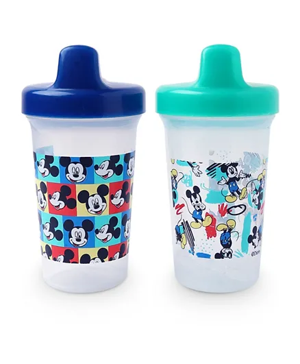 Disney Mickey Mouse Baby Sippy Cup, Pack Of 2 - 300 ml