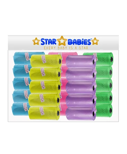 Star Babies Scented Bag Pack of 25 - (375 Bags)