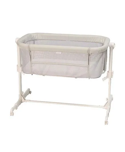 Brevi Vicino Air Feel Foldable Bedside Crib - Grey