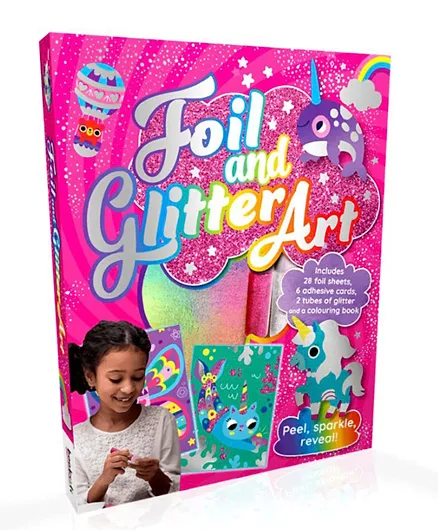 Foil and Glitter Art Peel Sparkle Reveal - 30 Pages