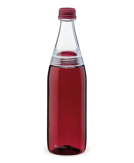 زجاجة ماء ألادين فريسكو تويست آند جو - أحمر بورجوندي 0.7 لتر