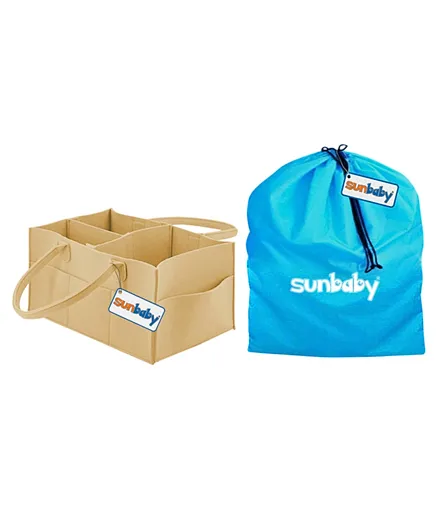 Sunbaby Diaper Caddy Organizer - Khaki